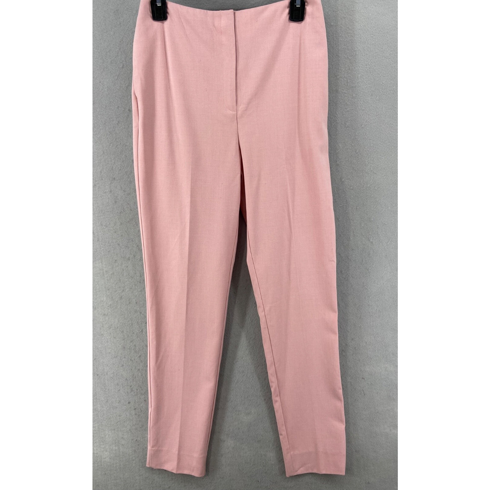 Nordstrom‎ Pants Women's Sz 4 Slim Leg Pale Pink Zip Career Wear